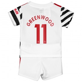 Camisolas de futebol Manchester United Greenwood 11 Criança Equipamento 3ª 2020/21 Manga Curta